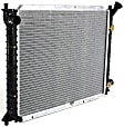 1991-2002 Ford Escort - Radiator, 1.8L/1.9L/2.0L Engines, Aluminum Core, Plastic Tank