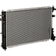 Radiator, 2.3L/2.5L Engines, (Escape, Limited/XLS/XLT Models)/(Tribute, i Model)/(Mariner, Base/Premier Models), Aluminum Core, Plastic Tank