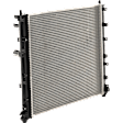 Radiator, 3.0L/3.6L Engines, Automatic Transmission, Aluminum Core, Plastic Tank