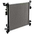 Radiator, 3.3L/3.6L/3.8L/4.0L Engines, Aluminum Core, Plastic Tank