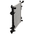 Radiator, 3.3L/3.6L/3.8L/4.0L Engines, Aluminum Core, Plastic Tank