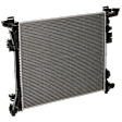 Radiator, 3.3L/3.6L/3.8L/4.0L Engines, Aluminum Core, Plastic Tank