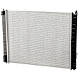 2014-2017 Infiniti QX50 - Radiator, 3.5L/3.7L Engines, 5.8 in. Core Size, Aluminum Core, Plastic Tank
