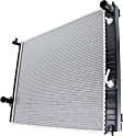 Radiator, 3.5L/5.0L Engines, 1 in. Core Size, Aluminum Core, Plastic Tank