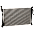 Radiator, 2.0L Engine, Automatic Transmission, Sedan/Coupe, Aluminum Core, Plastic Tank