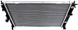 Radiator, 2.5L Engine, Aluminum Core, Plastic Tank