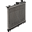 Radiator, 2.5L Engine, Plastic Tank, Without Transmission Cooler, Without Engine Oil Cooler, Non-STI Models, Turbocharged, Manual Transmission, For Models Without EJ255 Engine