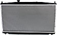 Radiator, 1.3L/1.5L Engines, Automatic Transmission, Aluminum Core, Plastic Tank