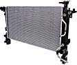 Radiator, 2.0L Engine, Automatic or Manual Transmission, Standard Duty Cooling, Aluminum Core, Plastic Tank