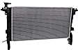Radiator, 2.0L Engine, Automatic or Manual Transmission, Standard Duty Cooling, Aluminum Core, Plastic Tank
