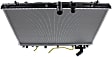 Radiator, 2.7L Engine, Aluminum Core, Plastic Tank