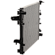Radiator, 6/8 Cylinders, 3.0L/3.6L/3.7L/4.7L/5.7L Engines, Aluminum Core, Plastic Tank