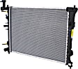Radiator, 2.0L/2.4L Engines, Automatic Transmission, Aluminum Core, Plastic Tank