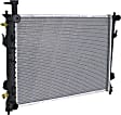 Radiator, 2.0L/2.4L Engines, Automatic Transmission, Aluminum Core, Plastic Tank