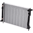 Radiator, 2.4L Engine, 5/8 in. Core Size, Aluminum Core, Plastic Tank