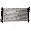 Radiator, 2.4L/3.0L/3.6L Engines, Aluminum Core, Plastic Tank