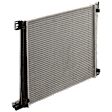 2007-2015 Mini Cooper - Radiator, 1.6L Engine, Base/Clubman/Coupe/Roadster Models, Non-Turbo, Aluminum Core, Plastic Tank