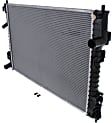 Radiator, 3.5L/3.7L Engines, Non-Turbo, Aluminum Core, Plastic Tank