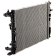 2009-2016 Audi A4 Quattro - Radiator, 2.0L Engine, Aluminum Core, Plastic Tank