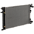 2009-2016 Audi A4 Quattro - Radiator, 2.0L Engine, Aluminum Core, Plastic Tank