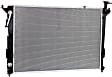 Radiator, 2.4L/3.5L Engines, Aluminum Core, Plastic Tank