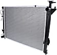 Radiator, 2.4L/3.5L Engines, Aluminum Core, Plastic Tank