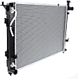 Radiator, 2.4L/3.5L Engines, Aluminum Core, Plastic Tank