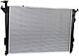 Radiator, 2.4L/3.5L Engines, Aluminum Core, Plastic Tank