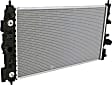 Radiator, 1.4L/1.8L/2.0L Engines, LS/Diesel/Eco/LT/LTZ Models, Aluminum Core, Plastic Tank