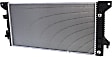 Radiator, 3.7L/5.0L Engines, Standard Duty Cooling, Aluminum Core, Plastic Tank