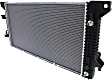 Radiator, 3.7L/5.0L Engines, Standard Duty Cooling, Aluminum Core, Plastic Tank