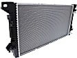 Radiator, 3.7L/5.0L Engines, Standard Duty Cooling, Aluminum Core, Plastic Tank