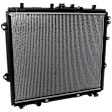Radiator, 4.0L Engine, Aluminum Core, Plastic Tank