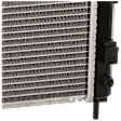 2017-2019 Nissan Sentra - Radiator, 1.6L Turbo Engine, Aluminum Core, Plastic Tank