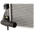 2017-2019 Nissan Sentra - Radiator, 1.6L Turbo Engine, Aluminum Core, Plastic Tank