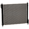 2017-2019 Nissan Sentra - Radiator, 1.6L Turbo Engine, Aluminum Core, Plastic Tank
