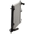 2017-2019 Nissan Sentra - Radiator, 1.6L Turbo Engine, Aluminum Core, Plastic Tank