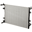 Radiator, 1.4L/2.0L Engines, Aluminum Core, Plastic Tank, Auxiliary Unit
