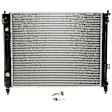 Radiator, 1.6L Engine, 4 Speed, Automatic Transmission, Aluminum Core, Plastic Tank