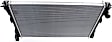 2013-2019 Ford Police Interceptor Sedan - Radiator, 3.5L Engine, (Taurus, SHO Model)/Police Interceptor Sedan Model, Aluminum Core, Plastic Tank, With Engine Oil Cooler