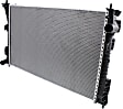 Radiator, 3.5L/3.7L Engines, Aluminum Core, Plastic Tank, With Auxiliary Oil Cooler, With Engine Oil Cooler, AWD