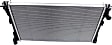Radiator, 3.5L/3.7L Engines, Aluminum Core, Plastic Tank, With Auxiliary Oil Cooler, With Engine Oil Cooler, AWD