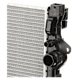 Radiator, 1.6L/2.0L/2.5L Engines, Aluminum Core, Plastic Tank
