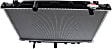 Radiator, 2.0L/2.5L Engines, Aluminum Core, Plastic Tank