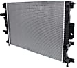 Radiator, 1.6L/2.0L Engines, Aluminum Core, Plastic Tank