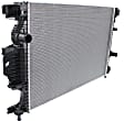 Radiator, 1.6L/2.0L Engines, Aluminum Core, Plastic Tank