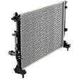 Radiator, 1.4L/2.0L/2.4L Engines, Aluminum Core, Plastic Tank