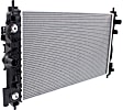 Radiator, 2.0L/2.4L Engines, Automatic Transmission, Aluminum Core, Plastic Tank