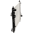 Radiator, 2.0L/2.5L Engines, Aluminum Core, Plastic Tank