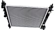 Radiator, 1.2L Engine, Automatic Transmission, Aluminum Core, Plastic Tank